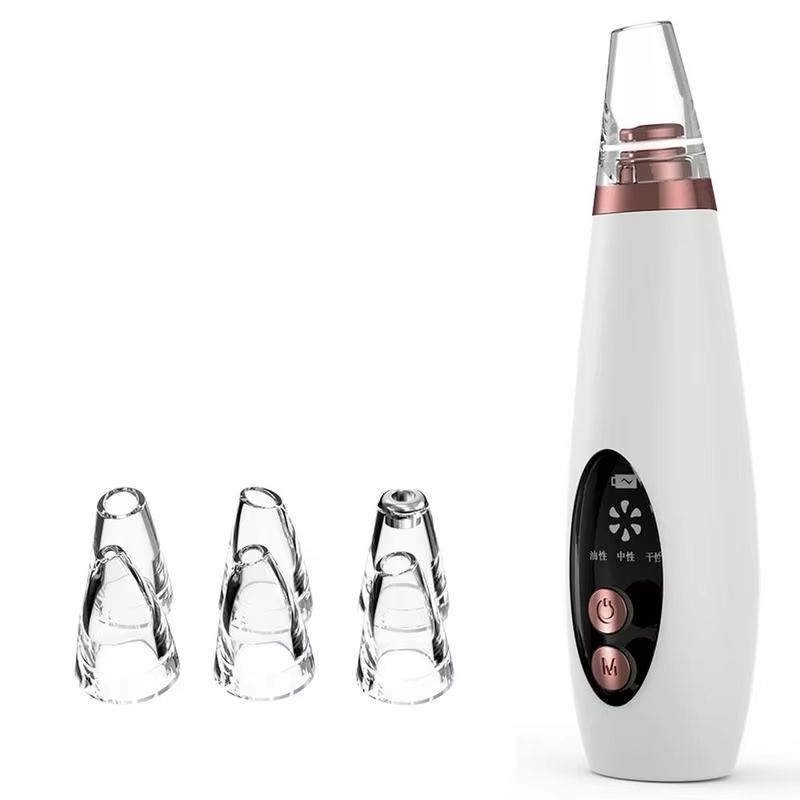 Electric Facial Blackhead Remover Vacuum Pore Cleaner Pimple Removal Vacuum Suction Tools USB Charger Skin Care Tool