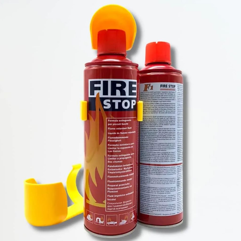 Car Safety Kit 5-in-1:Emergency Car Safety Kit - Foldable 2 Life Savers, Fire extinguisher, First Aid Kit,Towing Rope & Jumper cables
