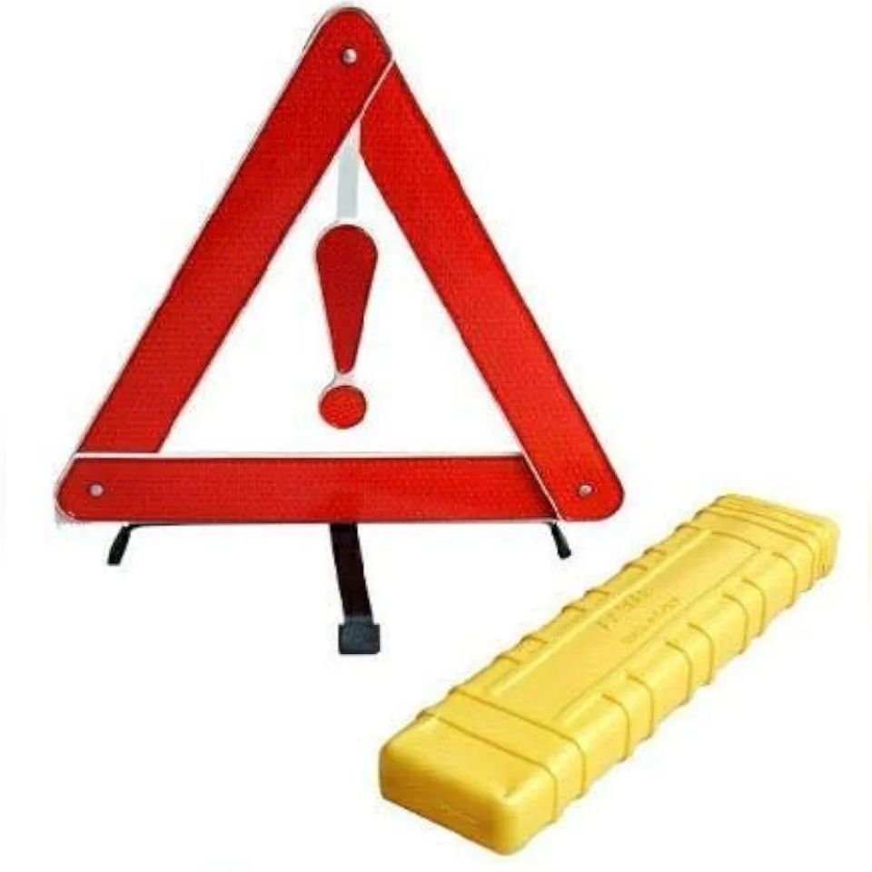 Car Safety Kit 5-in-1:Emergency Car Safety Kit - Foldable 2 Life Savers, Fire extinguisher, First Aid Kit,Towing Rope & Jumper cables