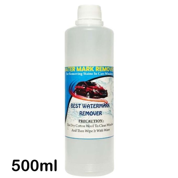 Best Watermark Remover - For Removing Stains on Car Windows Glass Polish & Hard Water Marks Stain Removal 500 ml Windshield, Glass & Mirrors Provides Optical Clarity