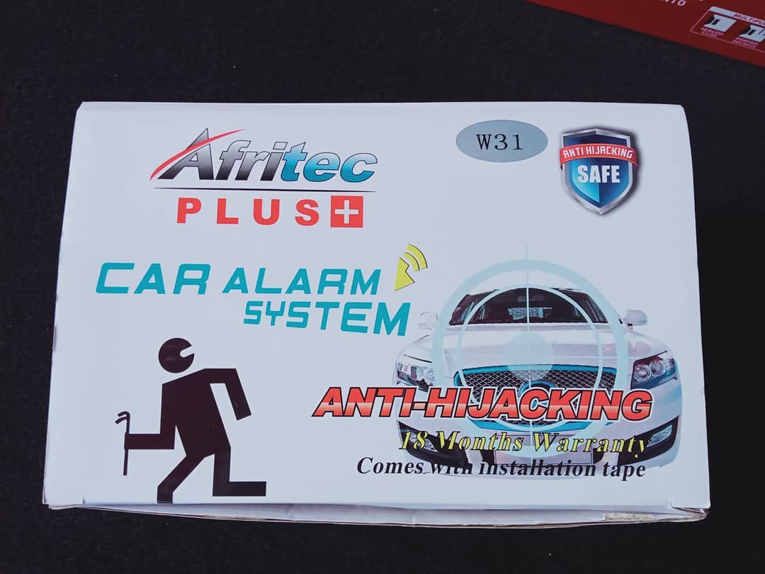 Afritec Car Alarm With Cut Off  Afritec Plus Car Alarm Security System