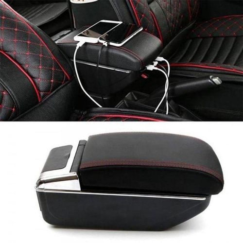 Universal Car Armrest Console, Armrest Console Storage Box With 7 USB Ports