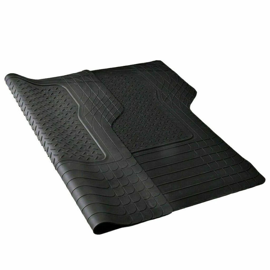 Universal Car Floor Trunk Mats Heavy Duty Rubber Carpet For All Weather Waterproof