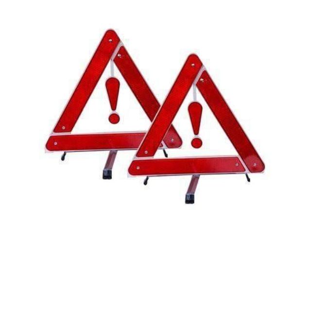 Foldable Life Savers Triangles- Emergency Road Safety Warning Triangles 2 Pieces