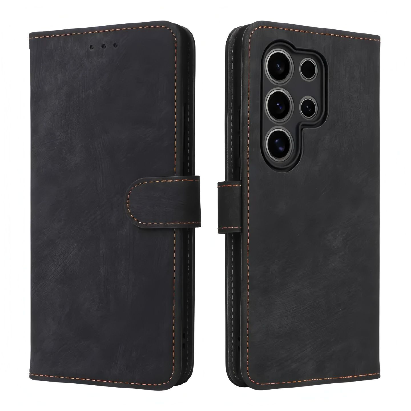 Flip Cover for Itel S25 Ultra PU Leather Phone Case Full-Body Protection Shockproof [RFID Blocking] Wallet Cover With Hand Strap Brown for Itel S25 Ultra