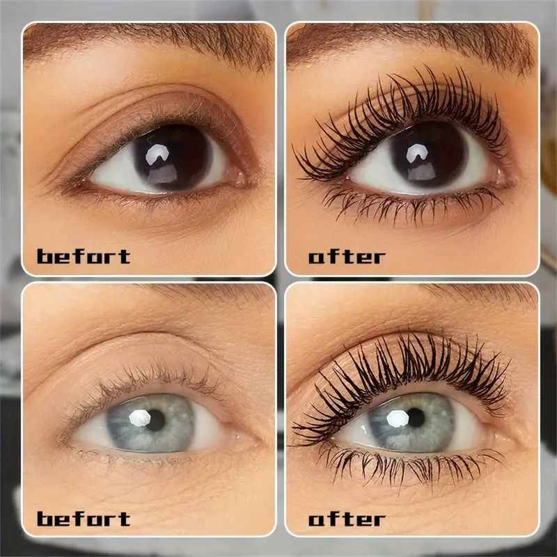 4D Waterproof Mascara Thick Lengthening Mascara Curling Long Volumizing Mascara For Big Eye Makeup view 3
