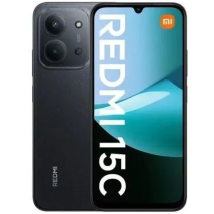 [Brand New!!!] XIAOMI Redmi 15C 128GB ROM Storage + 8(4+4) GB RAM 6.9" 120Hz IPS LCD Display 50MP Camera 6000mAh Battery 33W Hyper-Charge Gorilla Glass 3 Dual SIM Android Smartphone