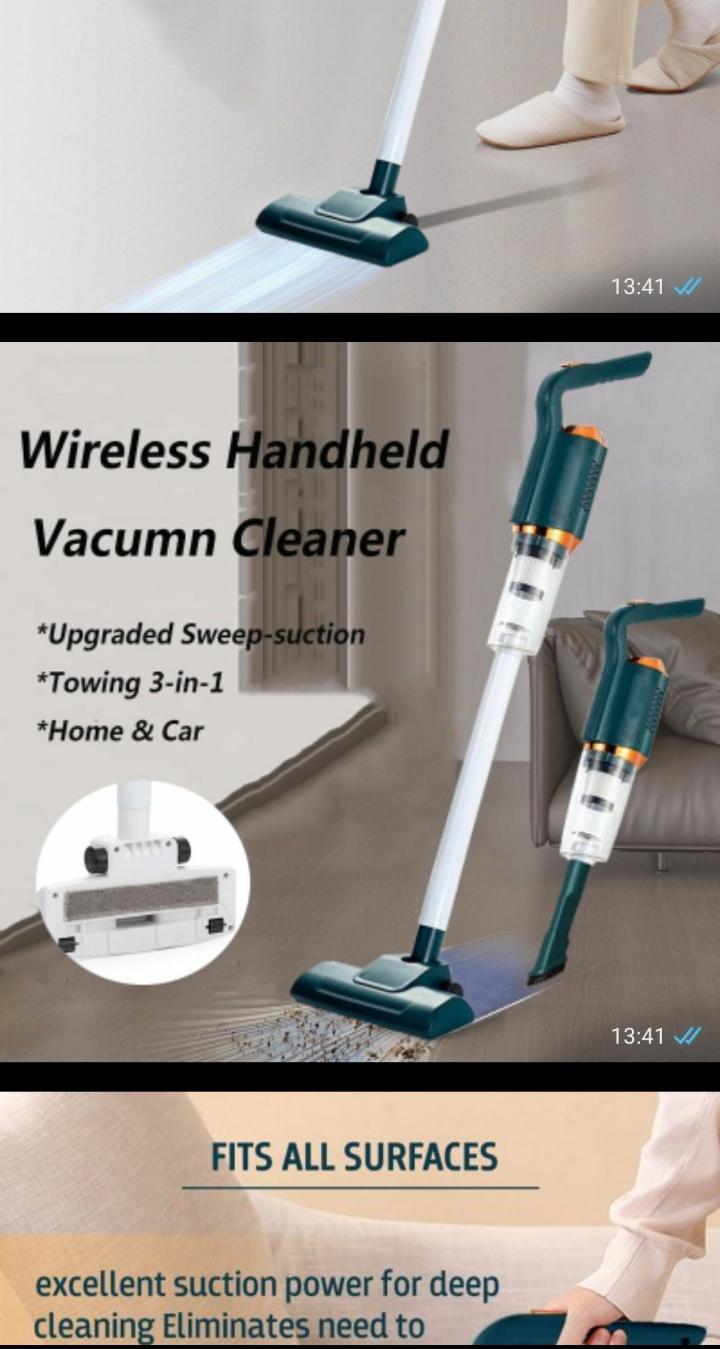 PREMIUM Em Rechargeable Wet and Dry Self Cleaning Wireless Vaccum Cleaner With Intelligent Sunction Portable Rechargeable Dust Filter Super Strong Vacuum Cleaner for Home Office Car Floor Cleaning