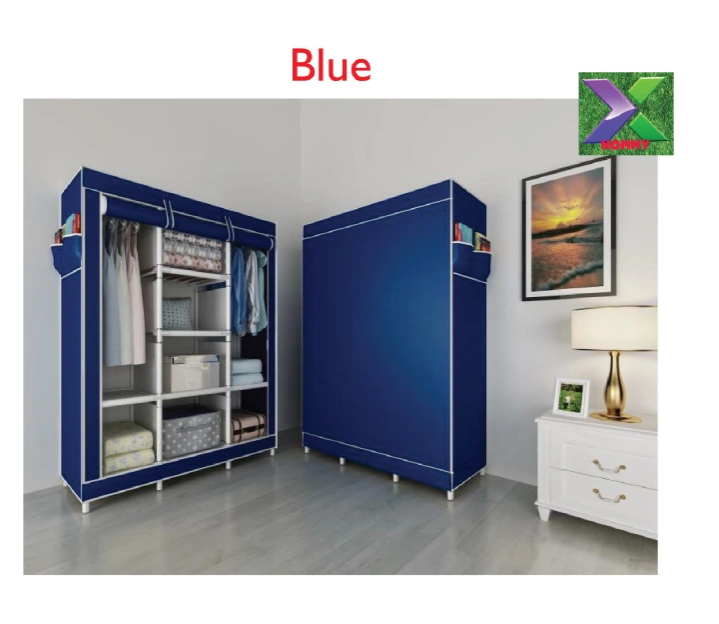 3 Portable Wardrobe Closet Non-Woven Fabric Cover Standing Closet Storage Wardrobe Closet Quick and Easy Assembly