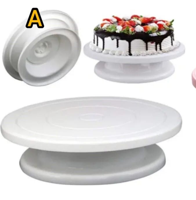 Cake Turntable – 28cm & 32cm Sizes for Smooth Cake Decorating