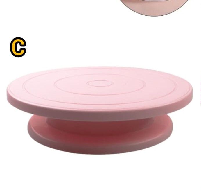 Cake Turntable – 28cm & 32cm Sizes for Smooth Cake Decorating