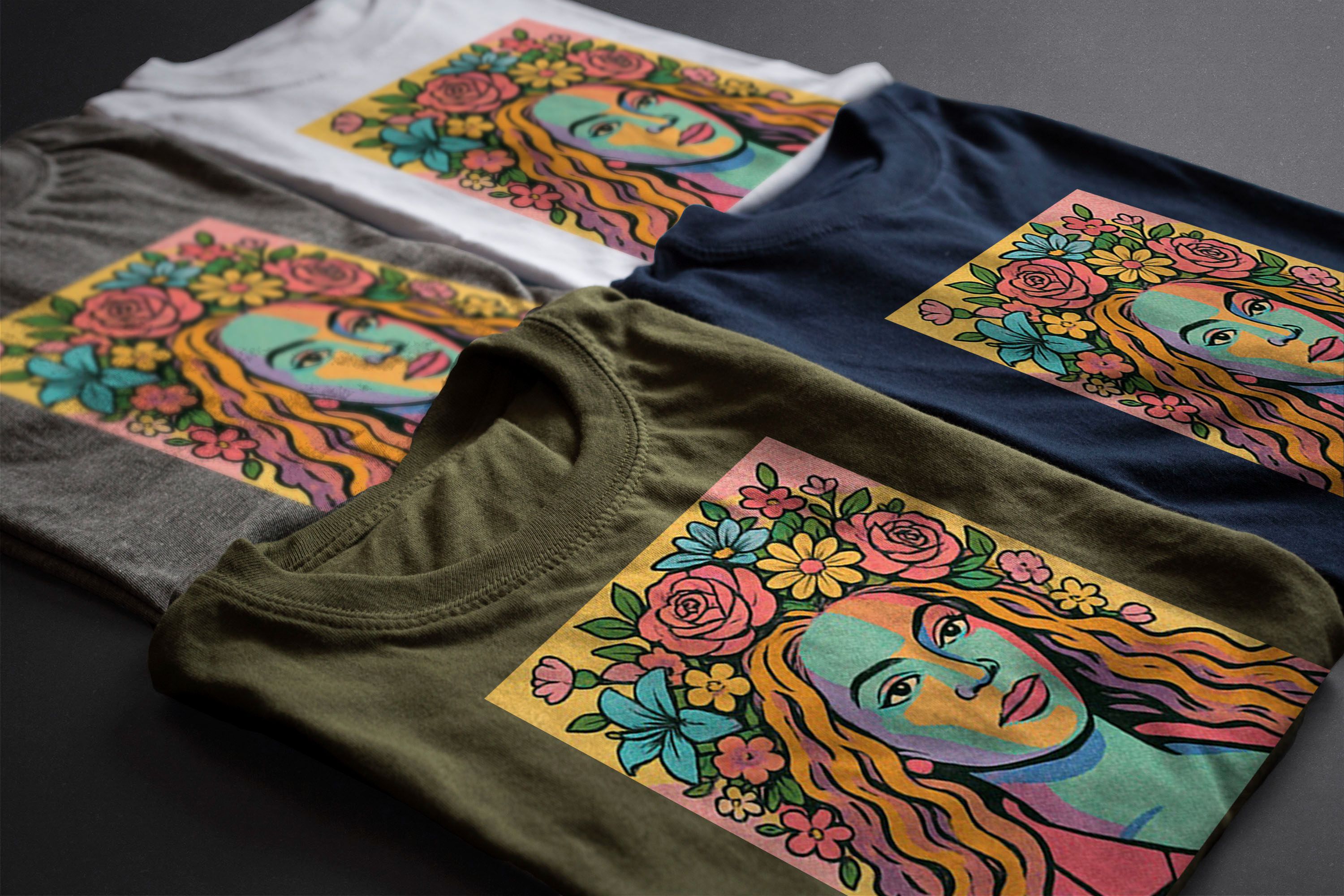 Customized Women’s T-Shirt – Fashion Casual Short Sleeve Top with Personality Print for Ladies & Girls