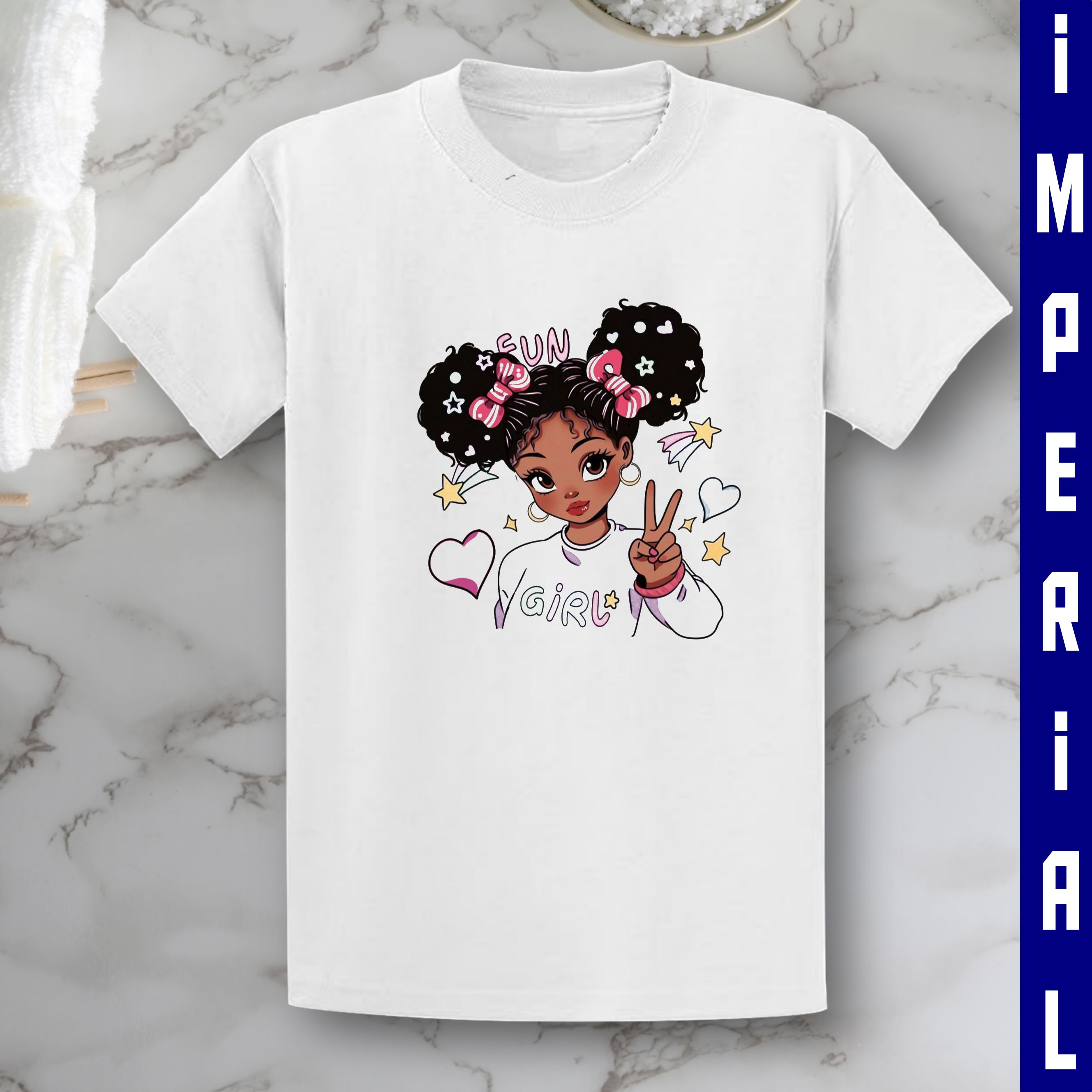 Fun girl printed Cotton T-shirt cotton tshirt for ladies. 100%cotton tshirts fitting heavy cotton unisex