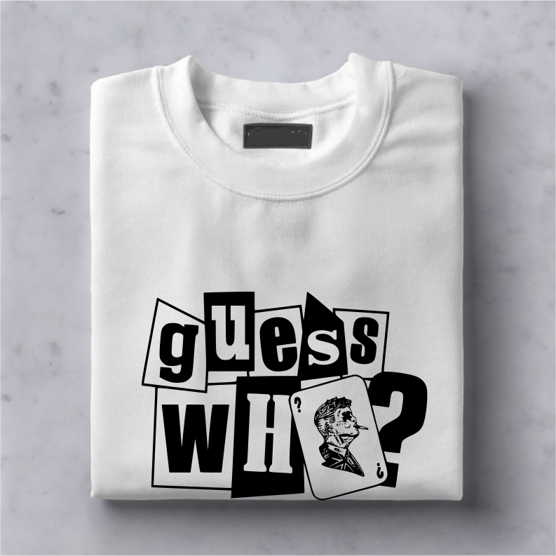 Plain T-shirt New Fashion printed t-shirt guess who casual white cotton t-shirt well fitting tshirt short sleeved all weather t-shirt