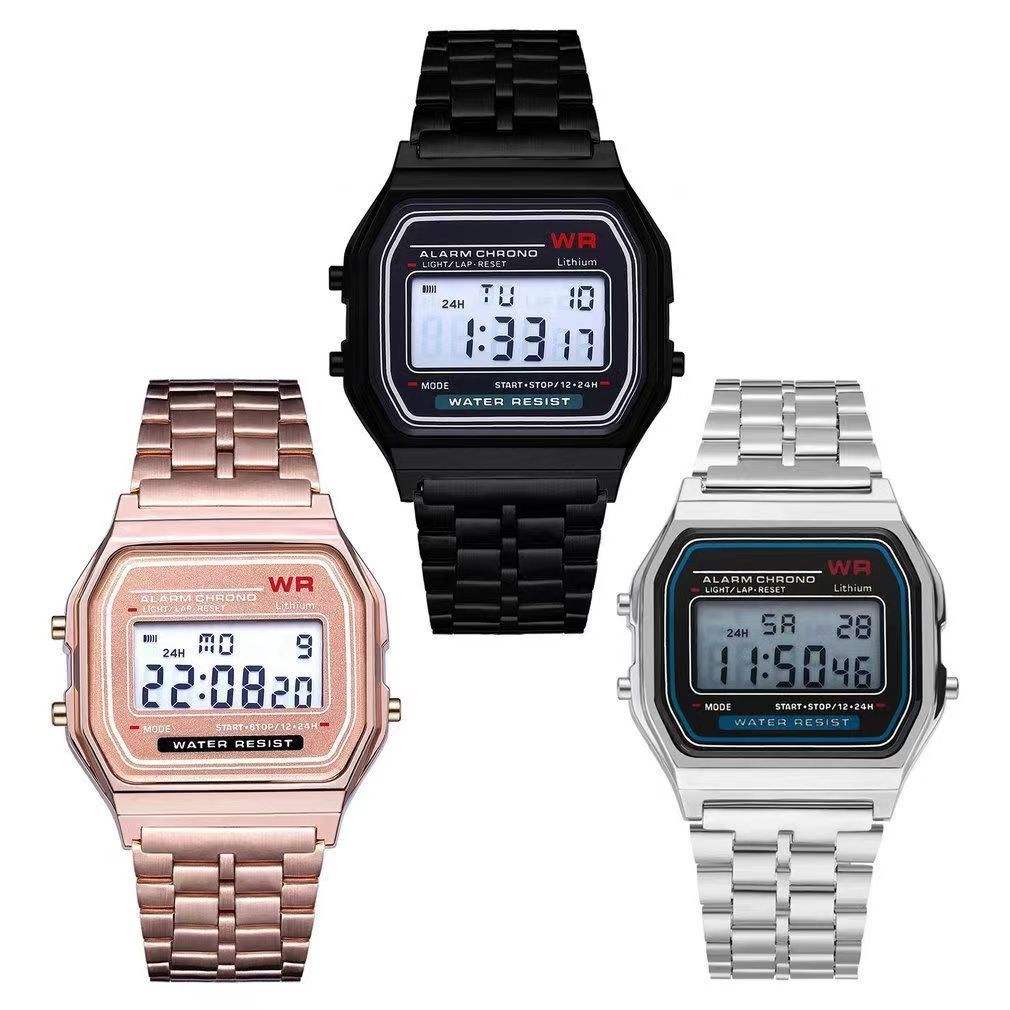 Casio Vintage Unisex Watch | Unisex Digital Watch | Vintage | WR | 100 SEC Stop Watch | Daily Alarm | Regular Time Keeping: Hour, Minute, Second, PM, Date, Day | Led Light | 7 Yr Battery
