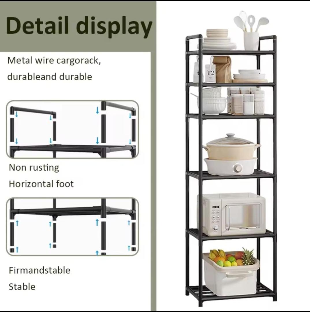 6-Tier Multifunctional Storage Rack