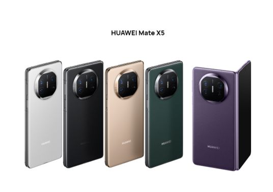 Brand New Huawei Mate X5 folding phone, super device 256GB/512GB/1TB, Harmony OS able to access to Google services through the settings from store.