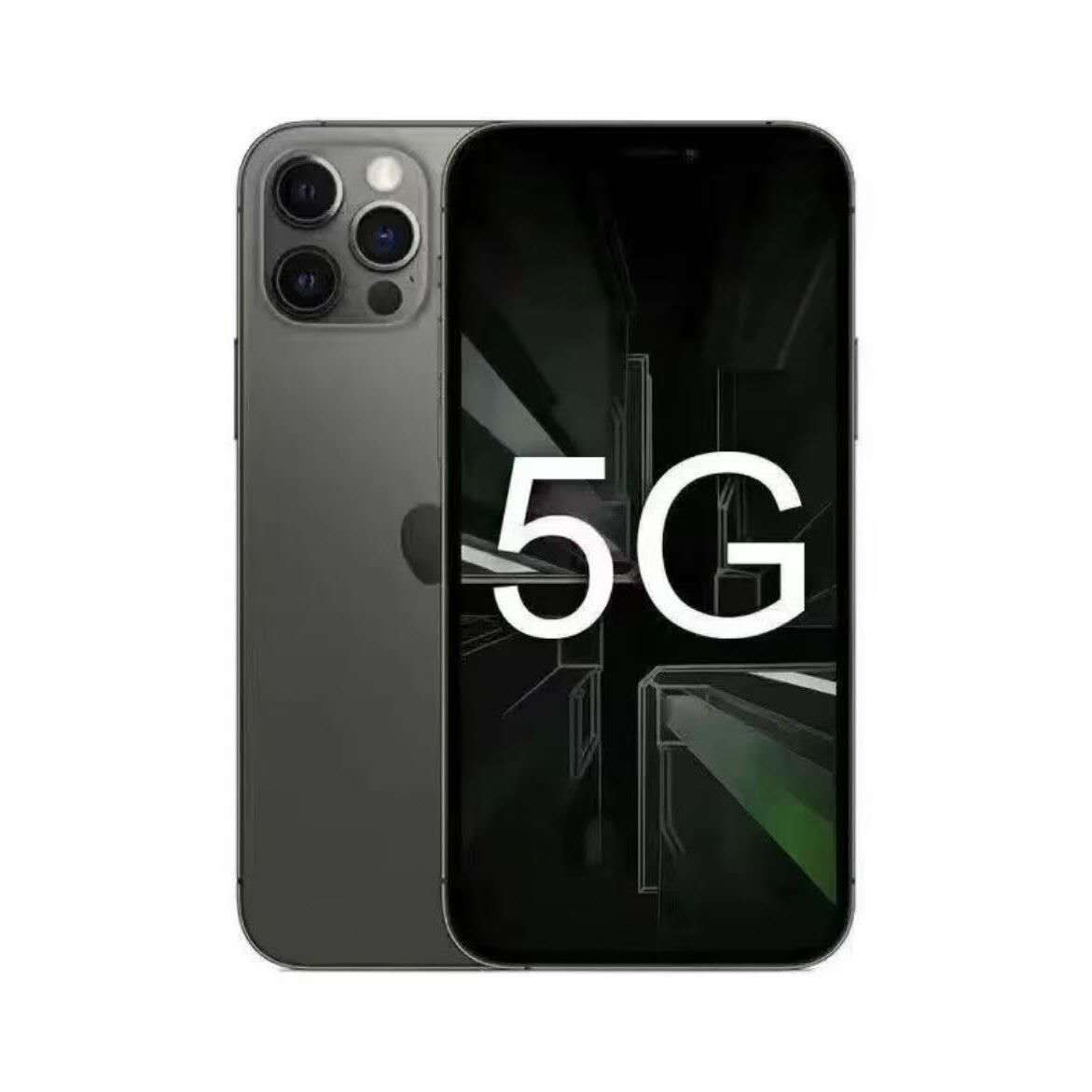 iPhone 12 Pro Max high quality Class A+ with 12 months warranty refurbished phone, original color choices with 128GB/256GB/512GB, free phone case as purchase gift available