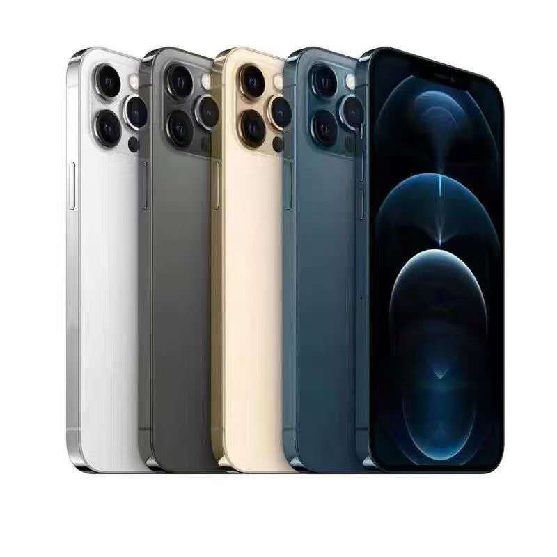 iPhone 12 Pro Class A+ high quality with 12 months warranty original refurbished phone, official color choices with 128GB/256GB/512GB ROM, free phone case as purchase gift available