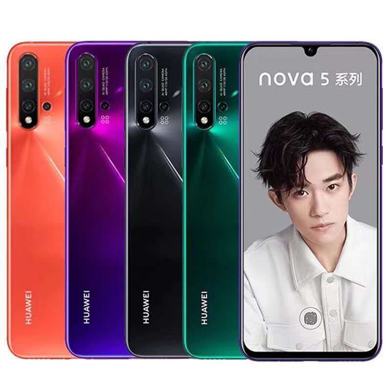 Huawei Nova 5 Pro original refurbished smart phone 8+128GB/8+256GB multi color choice access to Google services affordable smart phones for students