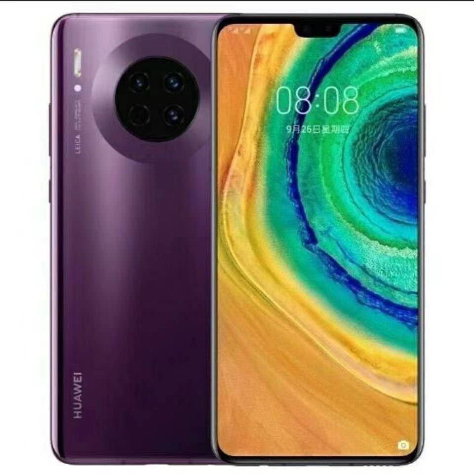 Huawei Mate 30 5G with original color choices Class A+ quality refurbished 128GB/256GB for ROM can be access to Google service through guidance of our shop all the necessary apps installed