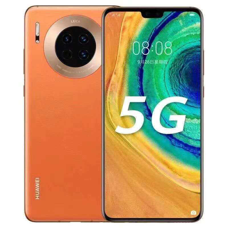 Huawei Mate 30 5G with original color choices Class A+ quality refurbished 128GB/256GB for ROM can be access to Google service through guidance of our shop all the necessary apps installed