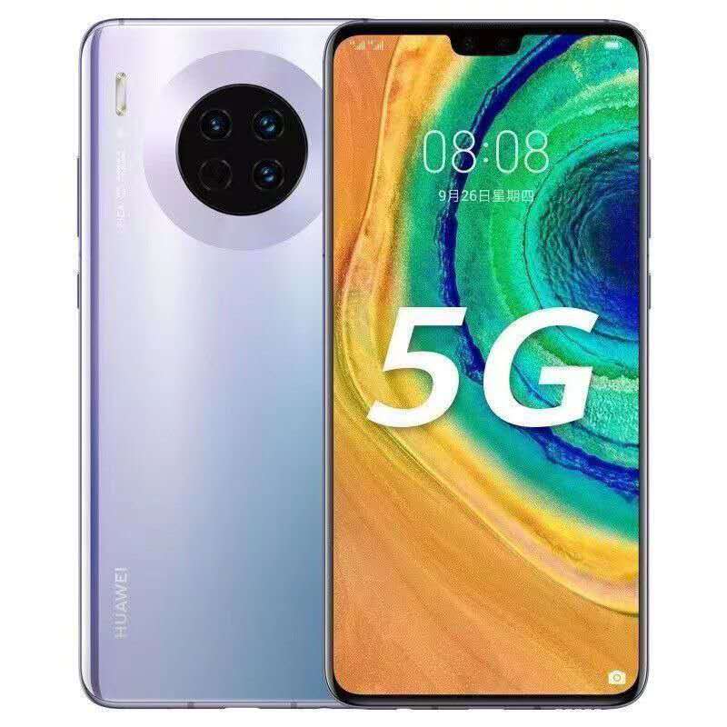 Huawei Mate 30 5G with original color choices Class A+ quality refurbished 128GB/256GB for ROM can be access to Google service through guidance of our shop all the necessary apps installed