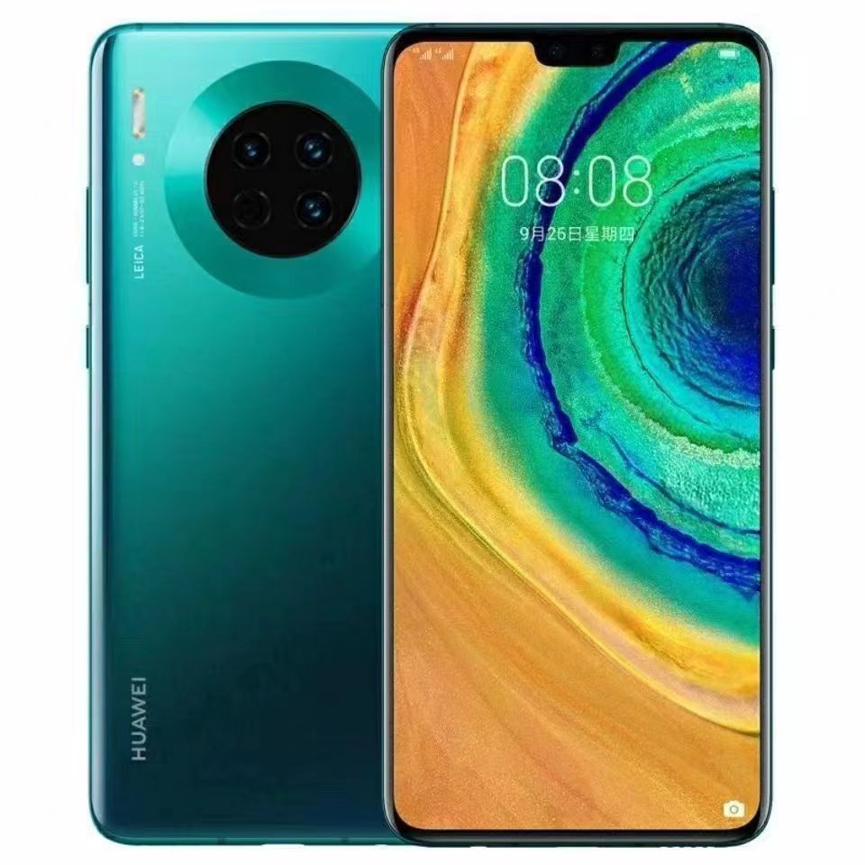 Huawei Mate 30 5G with original color choices Class A+ quality refurbished 128GB/256GB for ROM can be access to Google service through guidance of our shop all the necessary apps installed