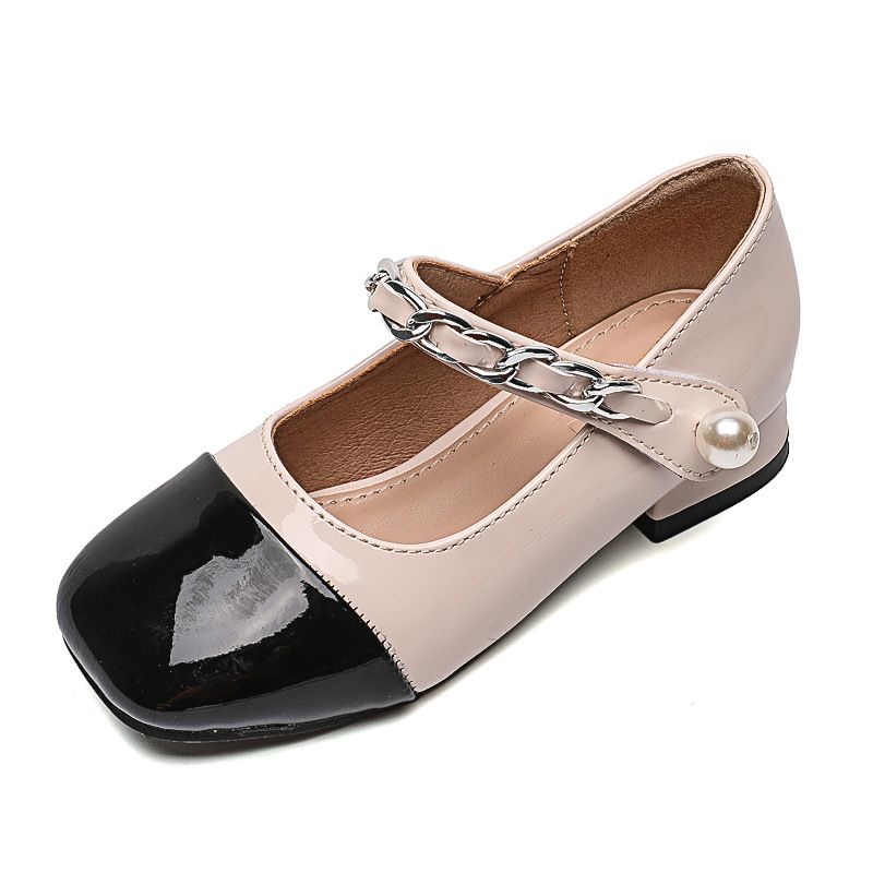 New girls' shoes Princess shoes with dress shoes color matching high-heeled casual shoes are suitable for birthday parties, school Christmas parties and banquets.