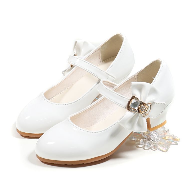 New girls' shoes, Princess shoes with dresses and high heels, are suitable for daily casual birthday parties, school Christmas parties and banquets.