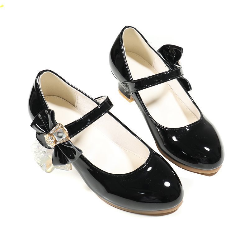 New girls' shoes, Princess shoes with dresses and high heels, are suitable for daily casual birthday parties, school Christmas parties and banquets.