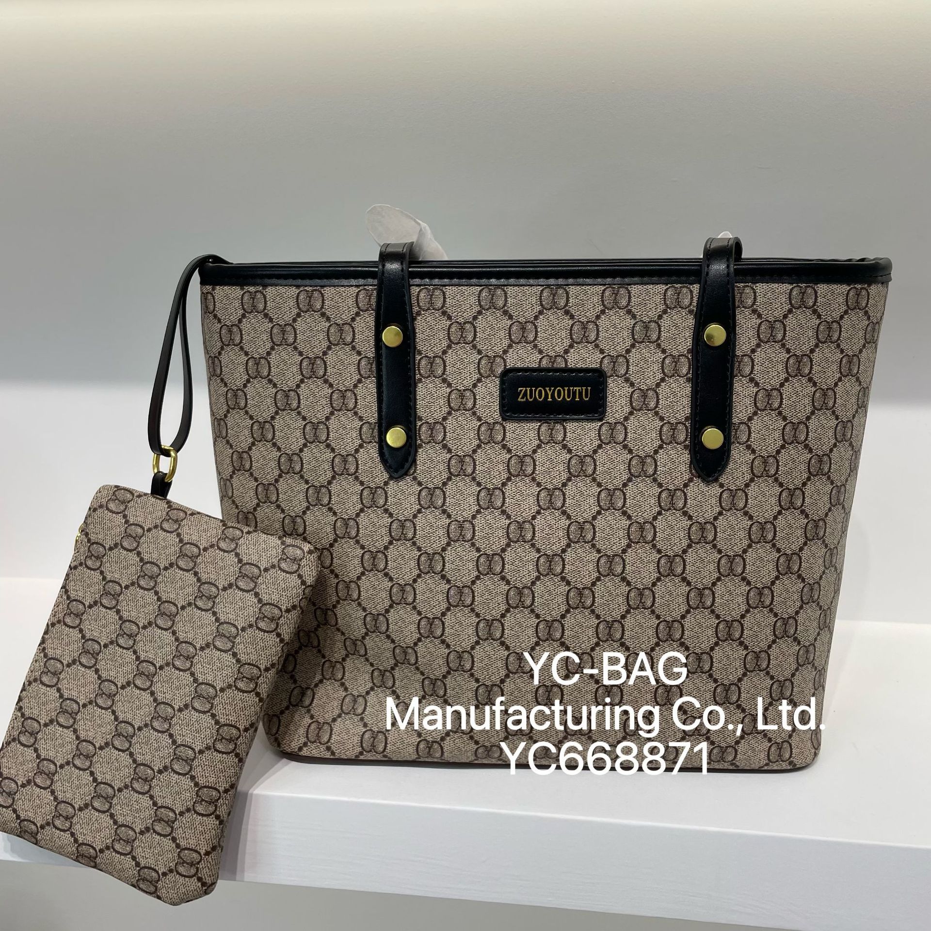 New handbag fashion tote bag large capacity handbag vintage Joker shoulder bag with reading letters is suitable for daily leisure commuting parties.