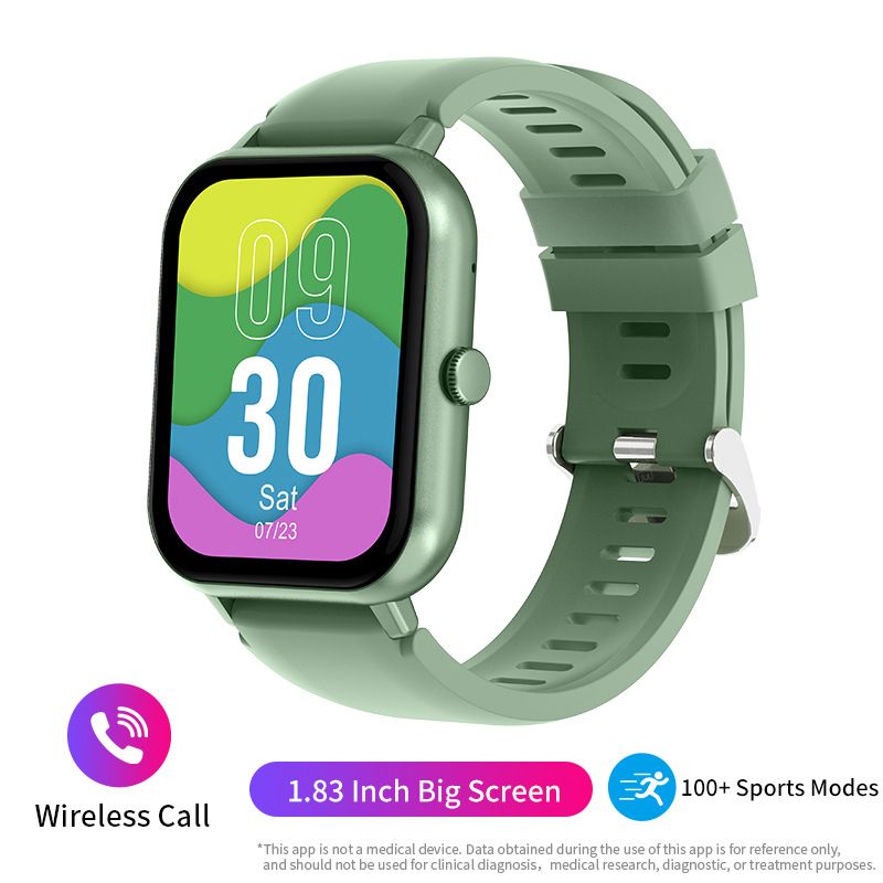 New smart watch Bluetooth call heart rate blood pressure blood oxygen detection outdoor sports watch is suitable for leisure sports business wear.