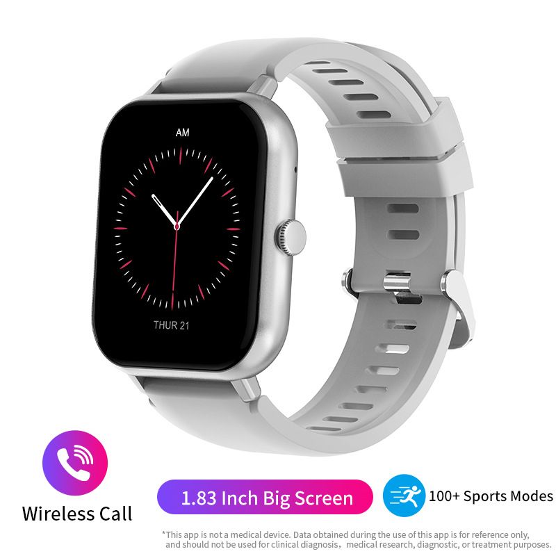 New smart watch Bluetooth call heart rate blood pressure blood oxygen detection outdoor sports watch is suitable for leisure sports business wear.