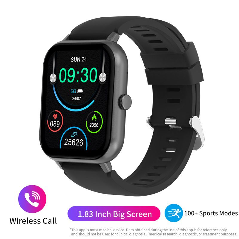 New smart watch Bluetooth call heart rate blood pressure blood oxygen detection outdoor sports watch is suitable for leisure sports business wear.