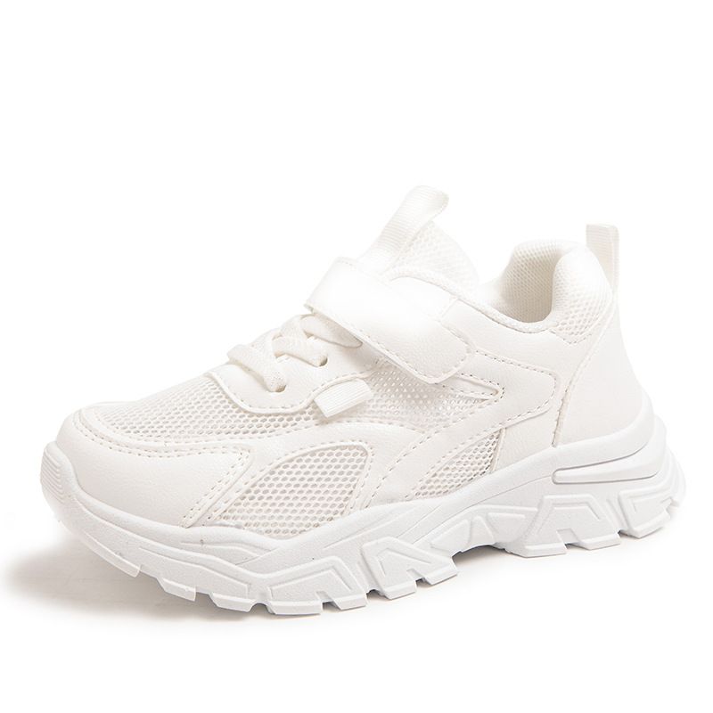 In summer, the new boys' sports shoes are light, breathable and non-slip. hook and loop mesh soft-soled children's running shoes are suitable for daily leisure sports and outdoor running training.