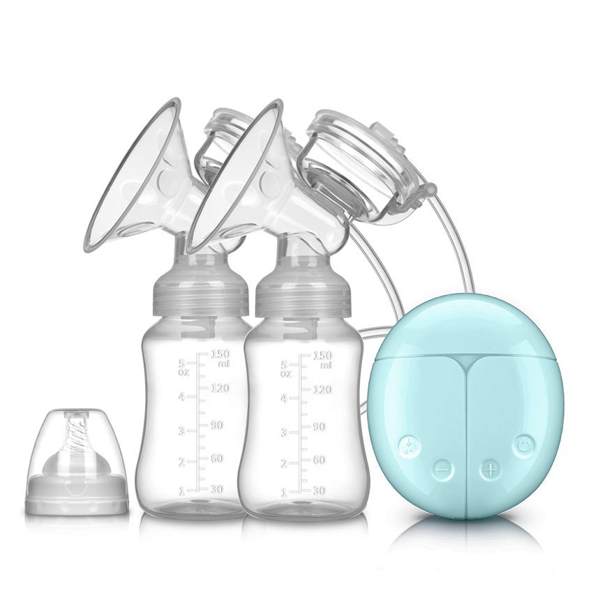 New electric breast pump bilateral mute automatic breast pump automatic milking breast pump non-wearable integrated breast pump