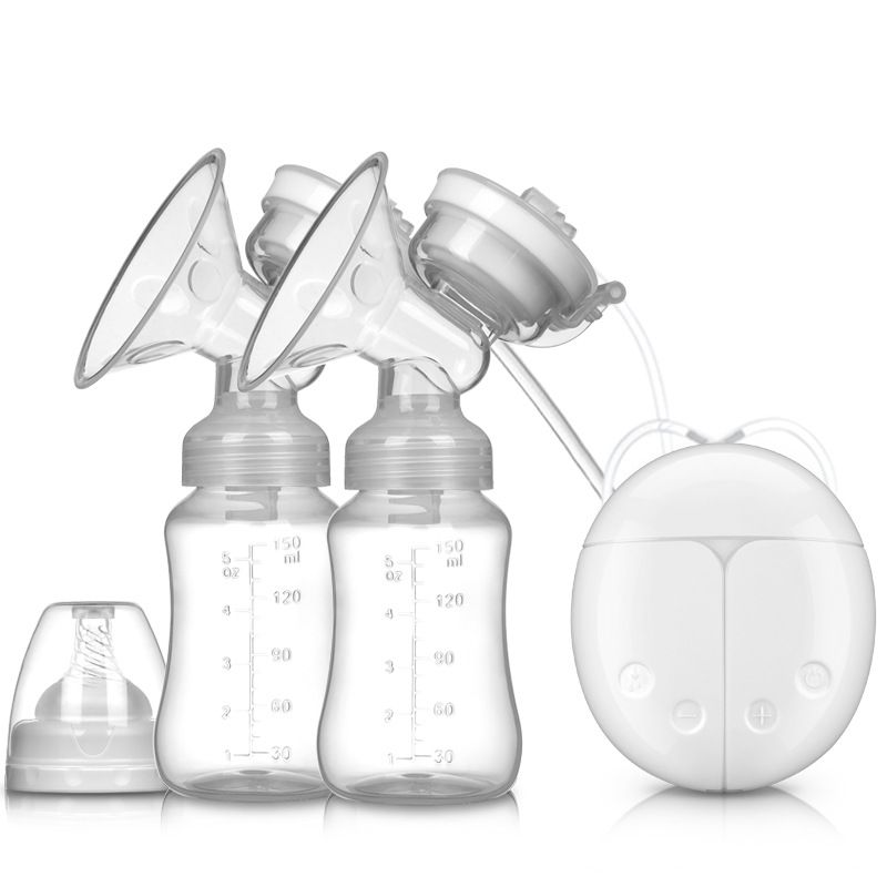 New electric breast pump bilateral mute automatic breast pump automatic milking breast pump non-wearable integrated breast pump