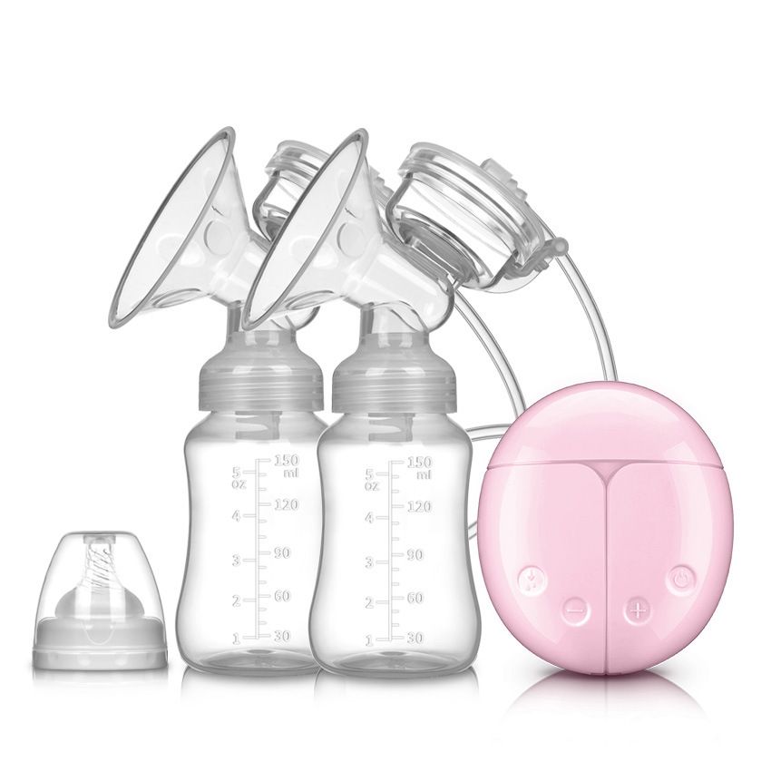 New electric breast pump bilateral mute automatic breast pump automatic milking breast pump non-wearable integrated breast pump