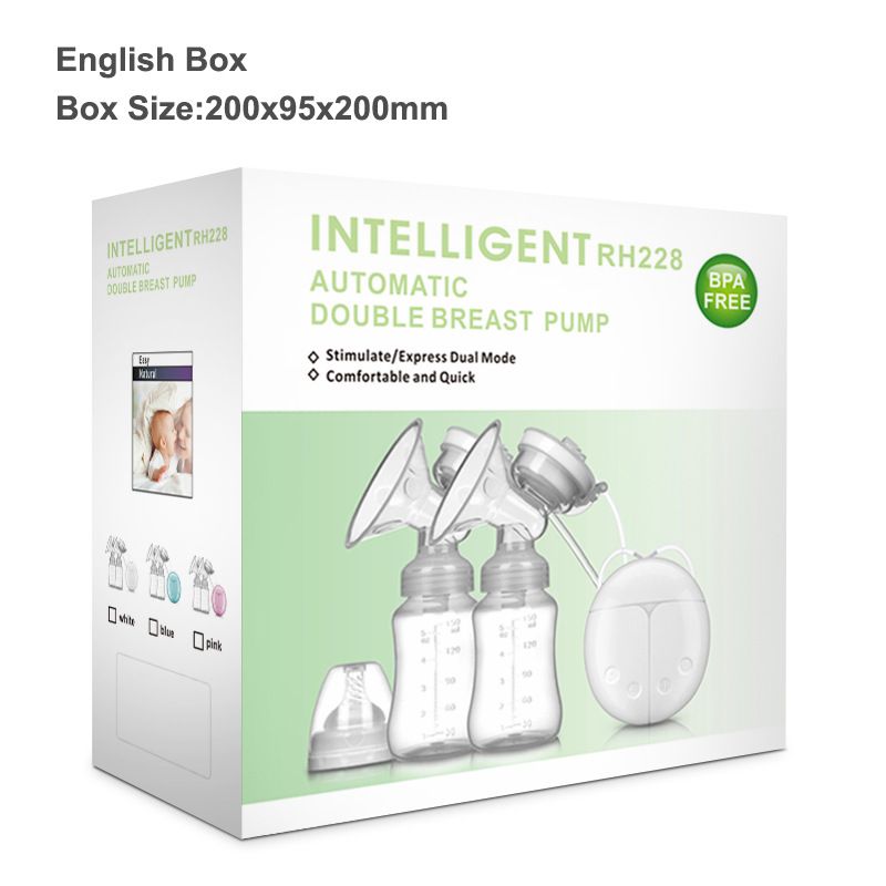 New electric breast pump bilateral mute automatic breast pump automatic milking breast pump non-wearable integrated breast pump