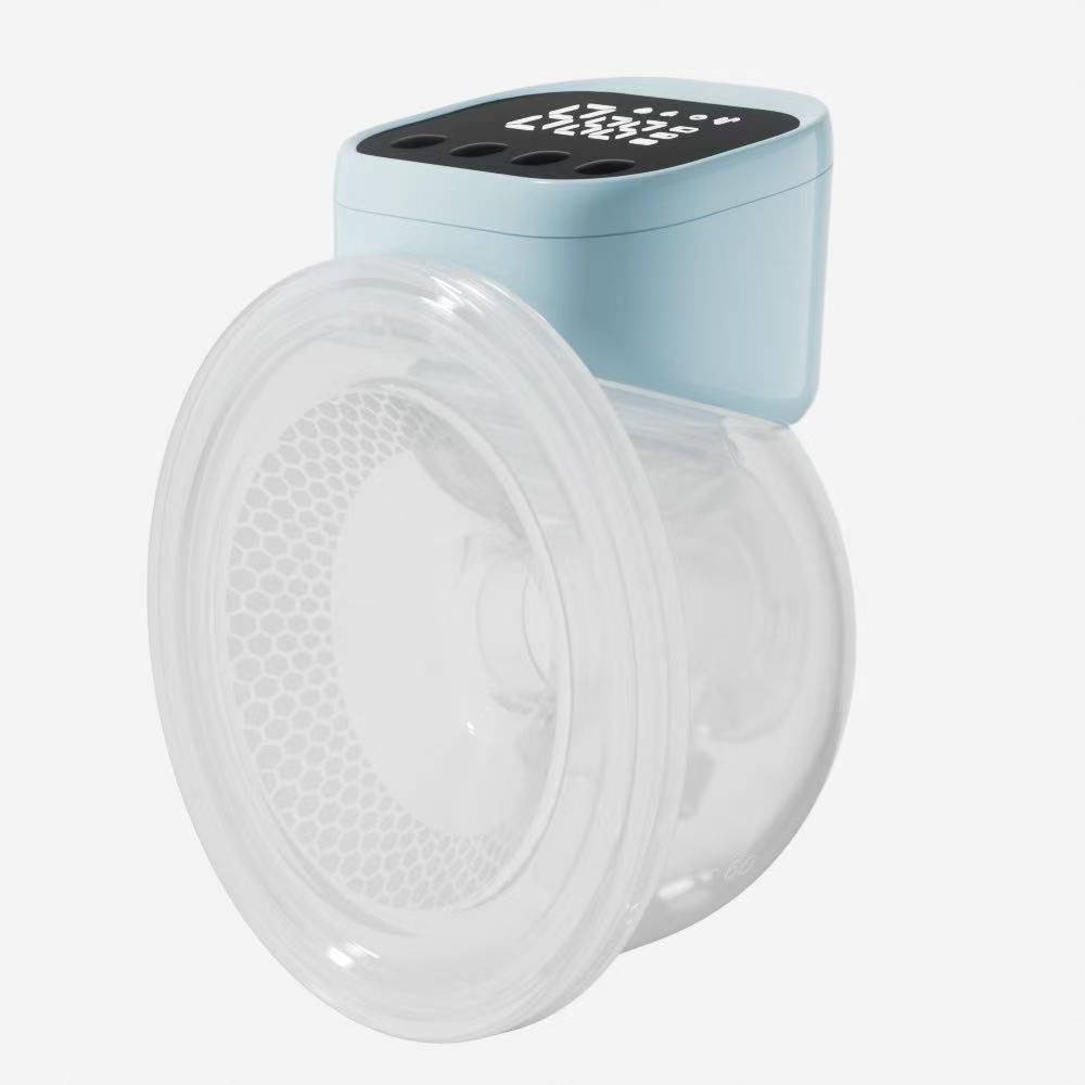 New electric breast pump wearable silent one-piece hands-free large suction invisible milking machine milk collector