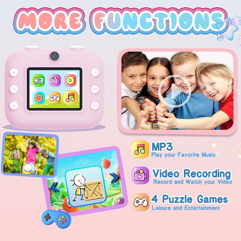 New children's polaroid camera instant printing camera digital camera children's toy camera birthday gift