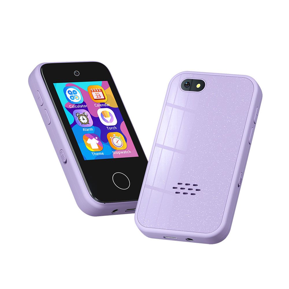 New children's mobile phone smart touch digital mobile phone toys mini cartoon digital HD camera children's toys birthday holiday gifts (including 8G memory card)