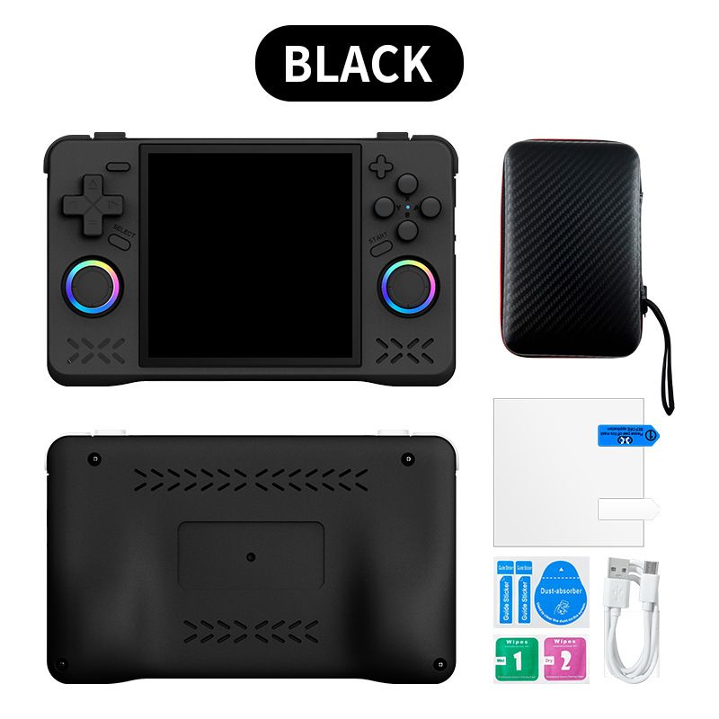 The new XF40H handheld game machine 4-inch large screen handheld built-in WIFI can play PSP online portable GBA open source handheld.