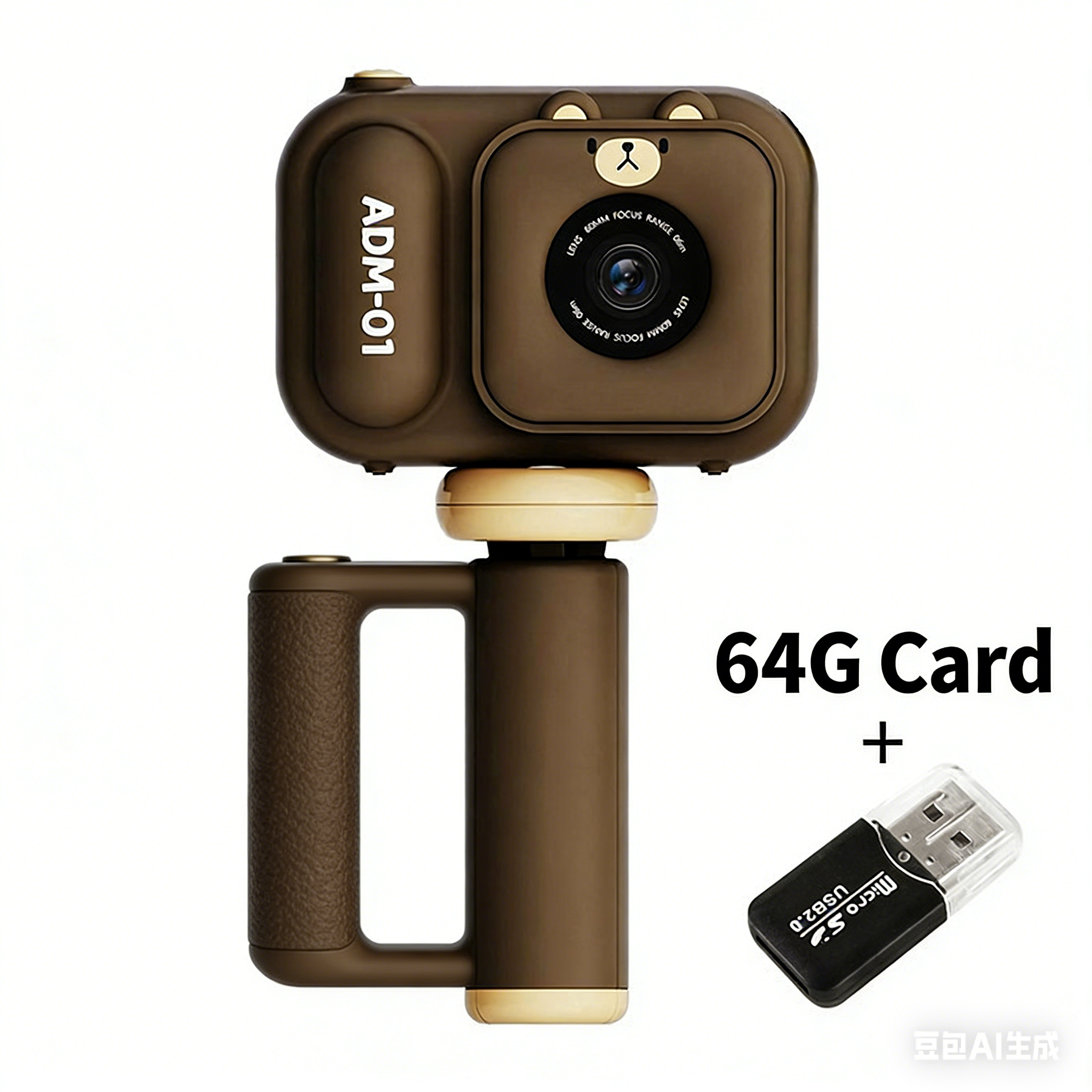 New S11 children's camera 4800W dual-camera 2.4-inch digital camera children's toys birthday holiday gift (send 64G memory card)