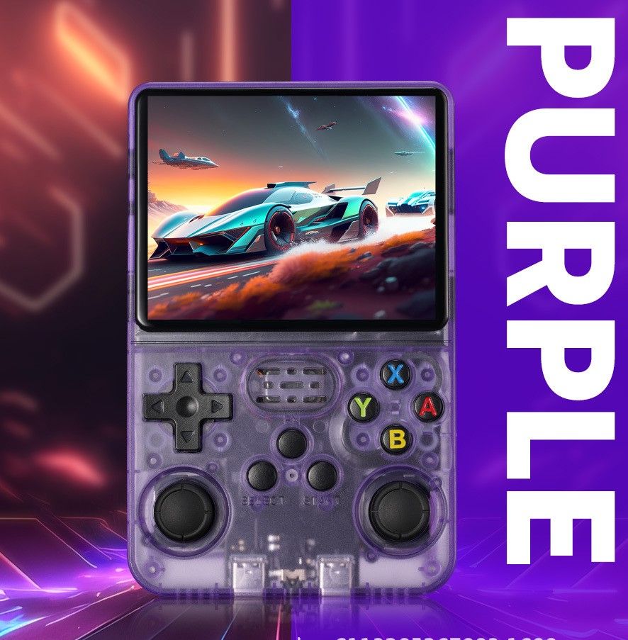 New R36S open source handheld game console retro GBA arcade classic FC arcade portable PSP（128G卡）