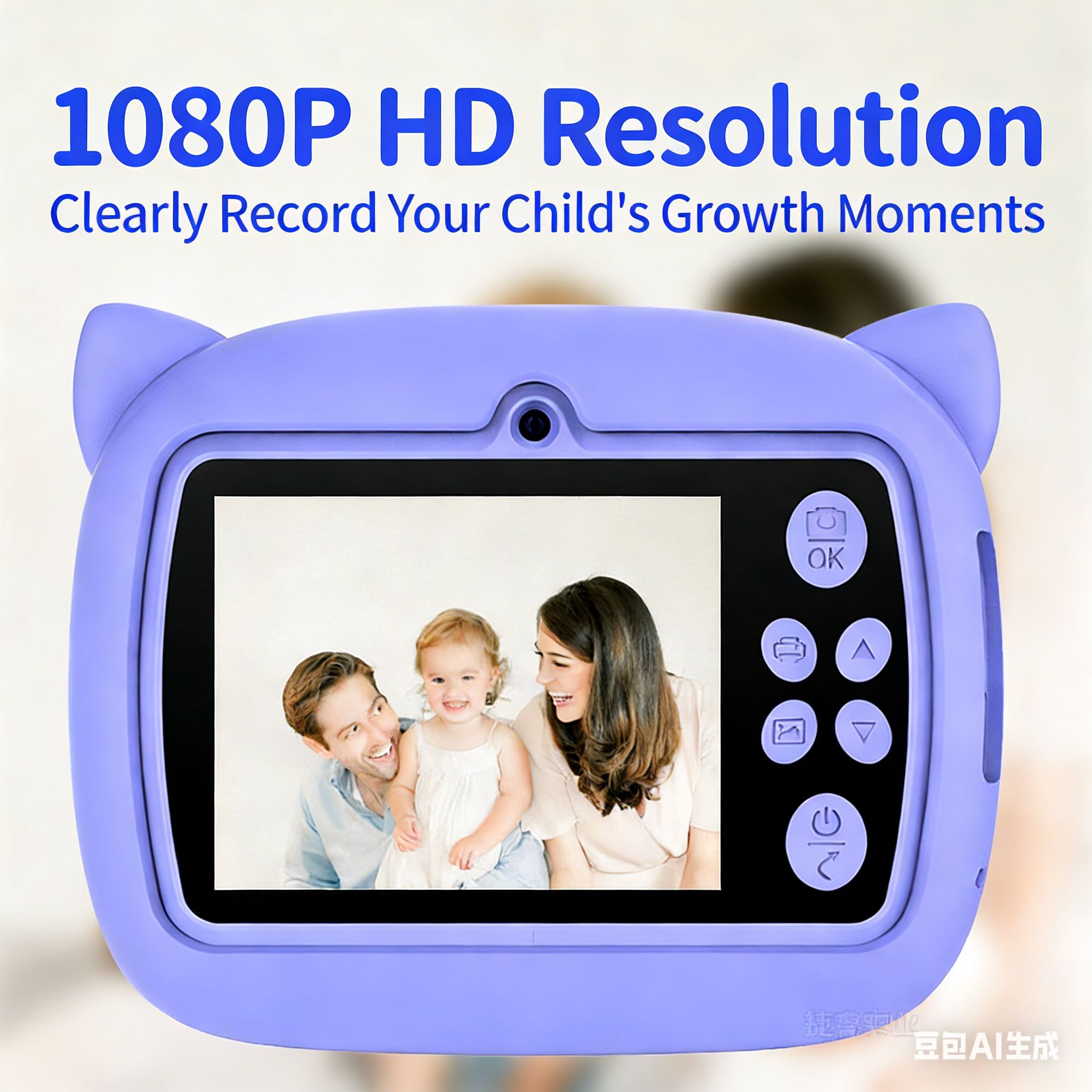 New children's camera polaroid camera can be a portable thermal paper digital camera for children's toys birthday and holiday gifts.