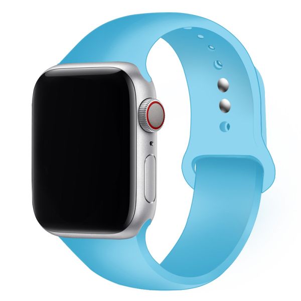 Silicone Strap For Apple Watch Band 44Mm 45Mm 42Mm iwatch 40Mm 38Mm 41Mm Correa Watchband Bracelet Apple Watch Series 7 3 5 6 SE White 38 40 41mm / 42 44 45mm