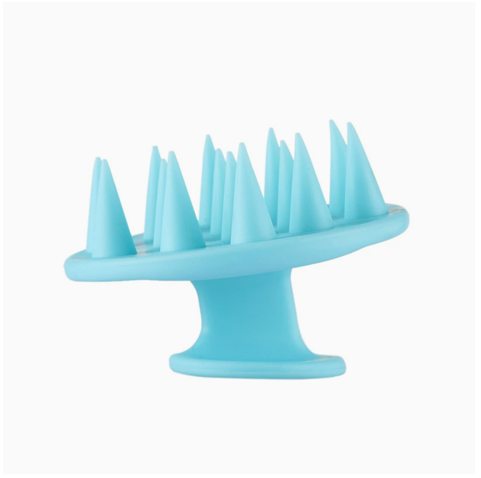 Silicone Shampoo Scalp Hair Massager Shampoo Massage Comb Bath Massage Brush Scalp Massager Hair Shower Brush Comb Care Tool Pink One size