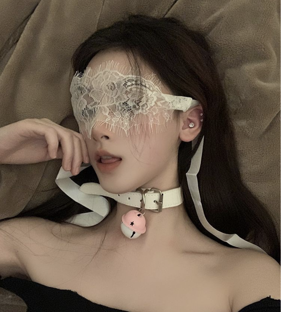 Women Leather Choker Collar and Leash Set, Sex Toys Leather Necklace Choker for Games SM Sexy Slave Beginner Role Play Toy Black A Set